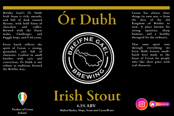 ÓR DUBH LABEL 