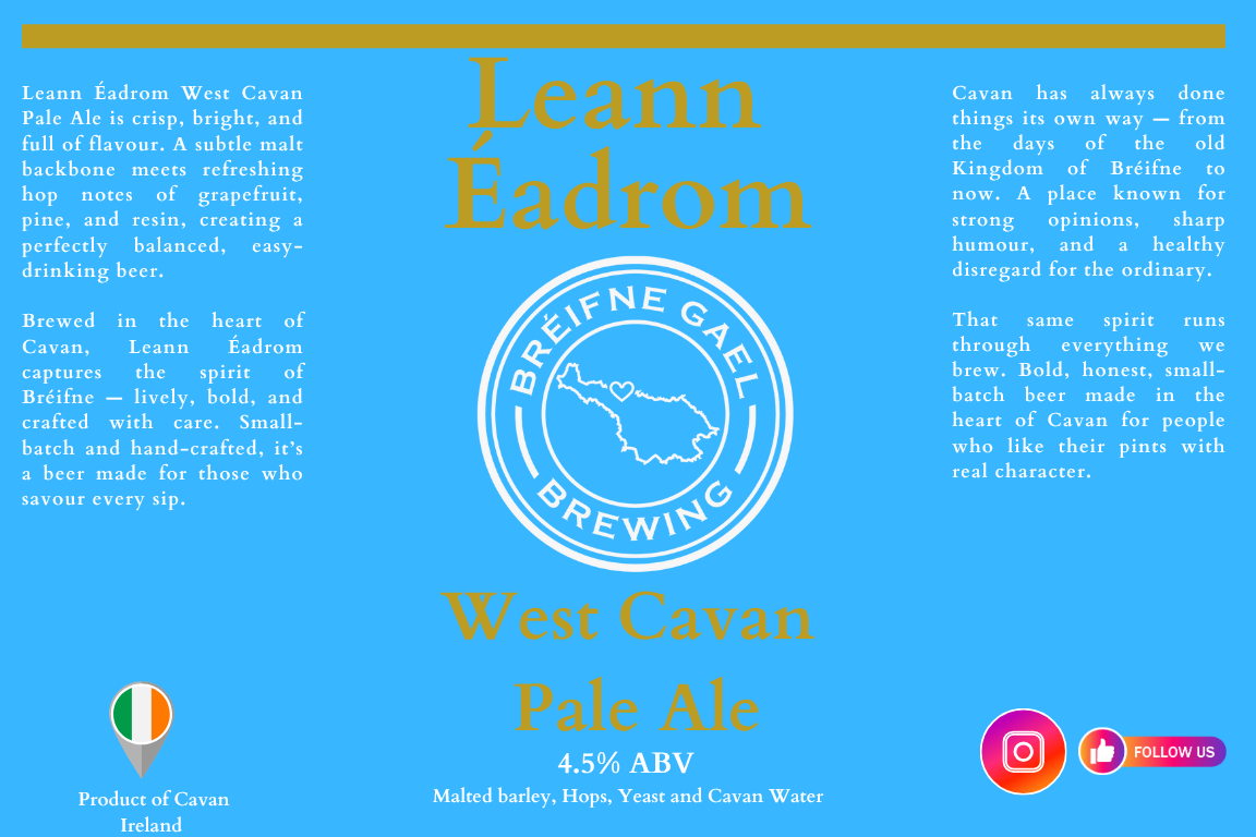 Leann Éadrom West Cavan Pale Ale 