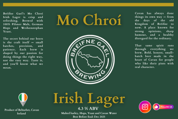 Mo Chroí Irish Lager 
